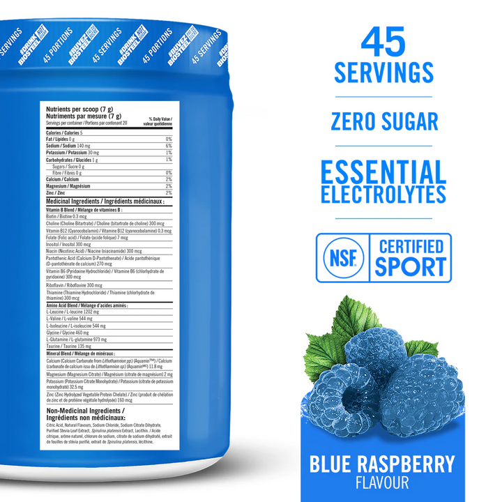 Hydration Mix, Blue Raspberry flavour