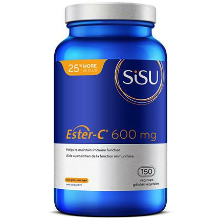 Sisu Ester-C® 600 mg Vegetable Capsules