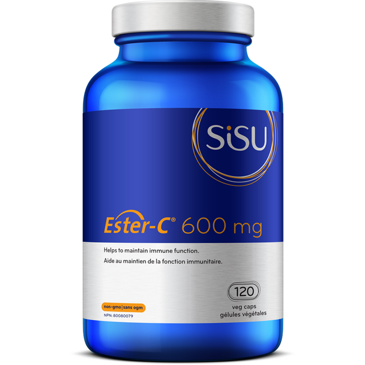 Sisu Ester-C® 600 mg Vegetable Capsules