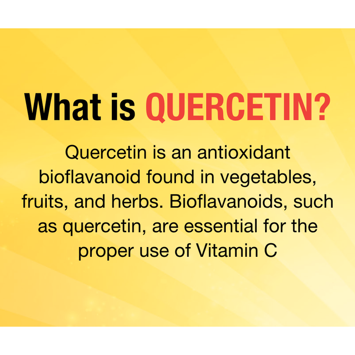 C Extra + Quercetin 500 mg / 250 mg Bioflavonoids Easy Swallow Capsules