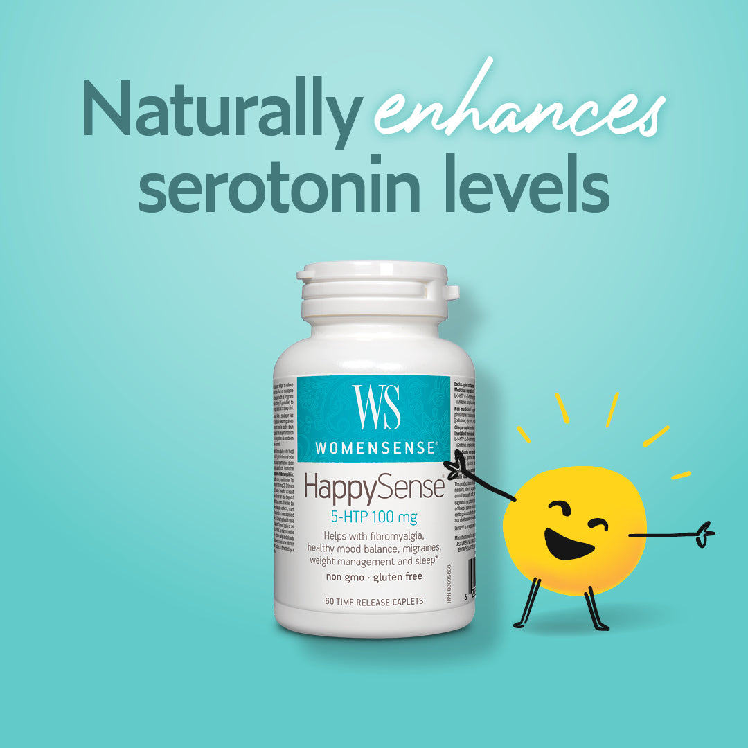 HappySense® 5-HTP 100mg Time-Release Caplets