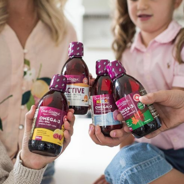 Omega-3 EPA + DHA, Raspberry Lemonade, Sea-licious Liquid