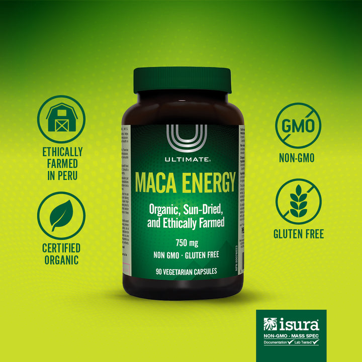 Ultimate Maca Energy 750mg Vegetarian Capsules