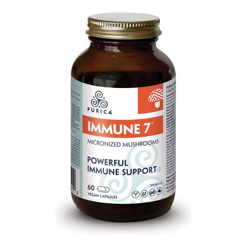 Purica Immune 7 Micronized Mushrooms Powerful Immune Support Capsules