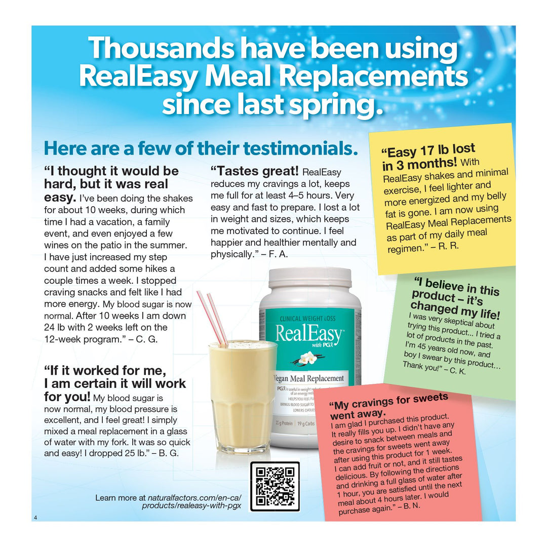 RealEasy with PGX Whey Meal Replacement Vanilla