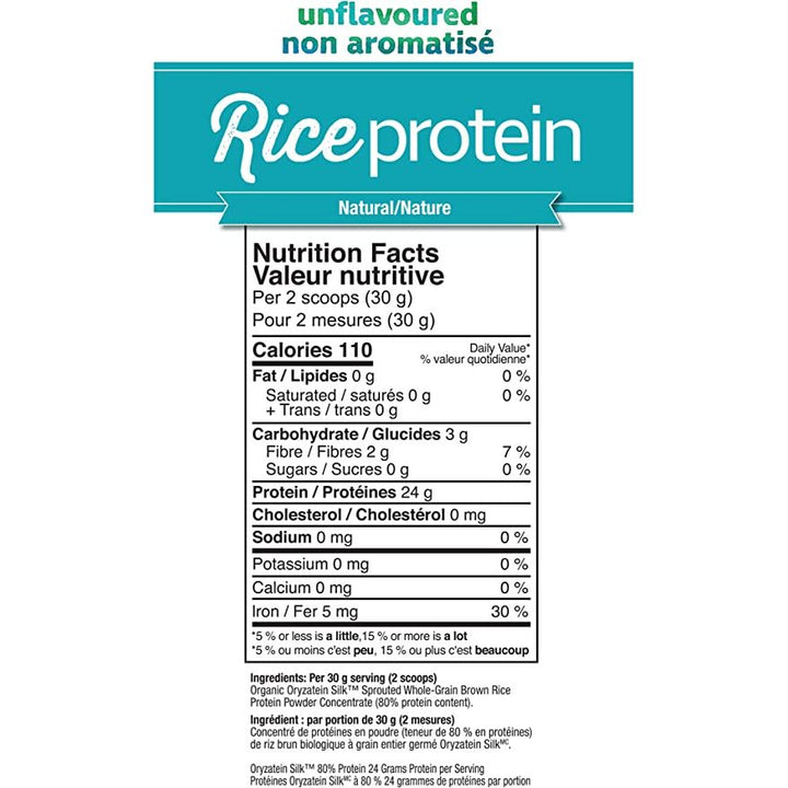 Prairie Naturals Organic Sprouted Brown Rice Protein, Unflavoured