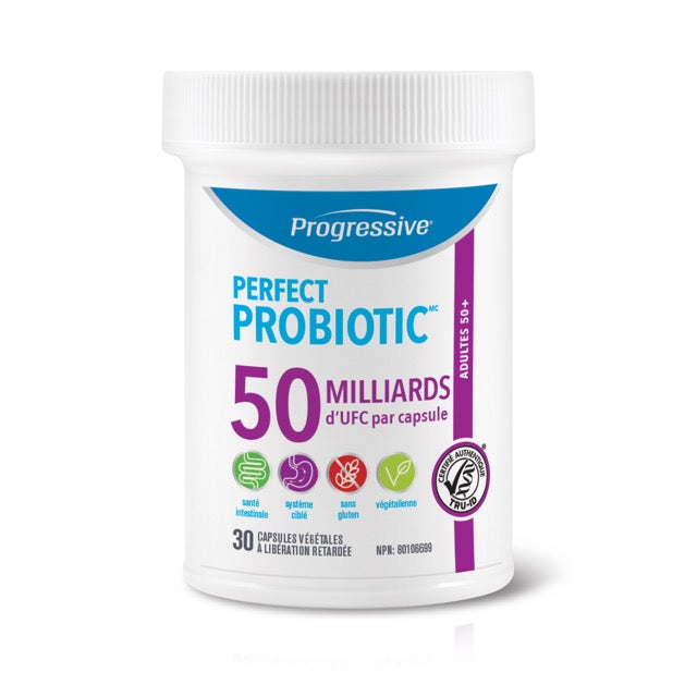 Progressive Perfect Probiotic 50 Billion, Adults 50+