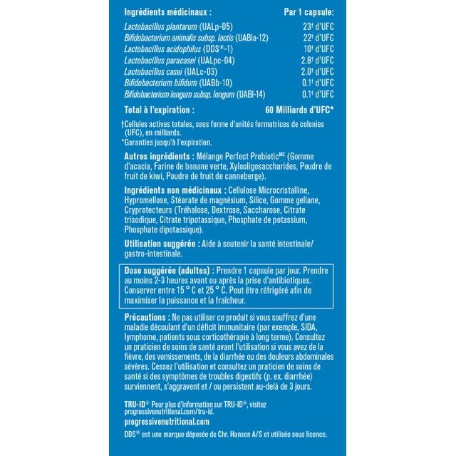 Progressive Perfect Probiotic 60 Billion - 30's