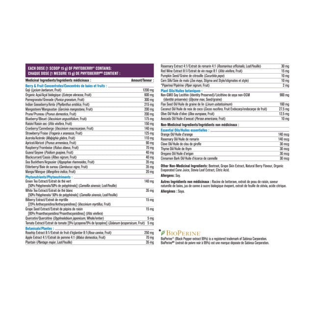 Progressive PhytoBerry Natural Berry 900 g