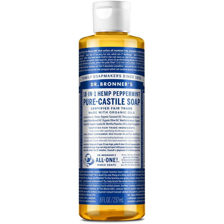 Dr. Bronner's Pure Castile Peppermint Liquid Soap