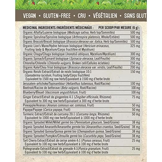 Iron Vegan Superfoods & Greens, Increases energy & provides antioxidants, Pineapple orange flavour