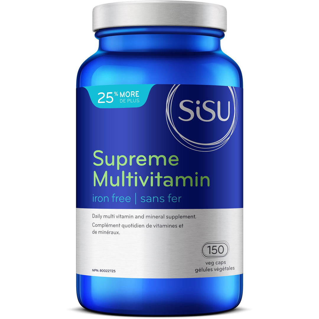 Sisu Supreme Multivitamin iron free vegetable capsules