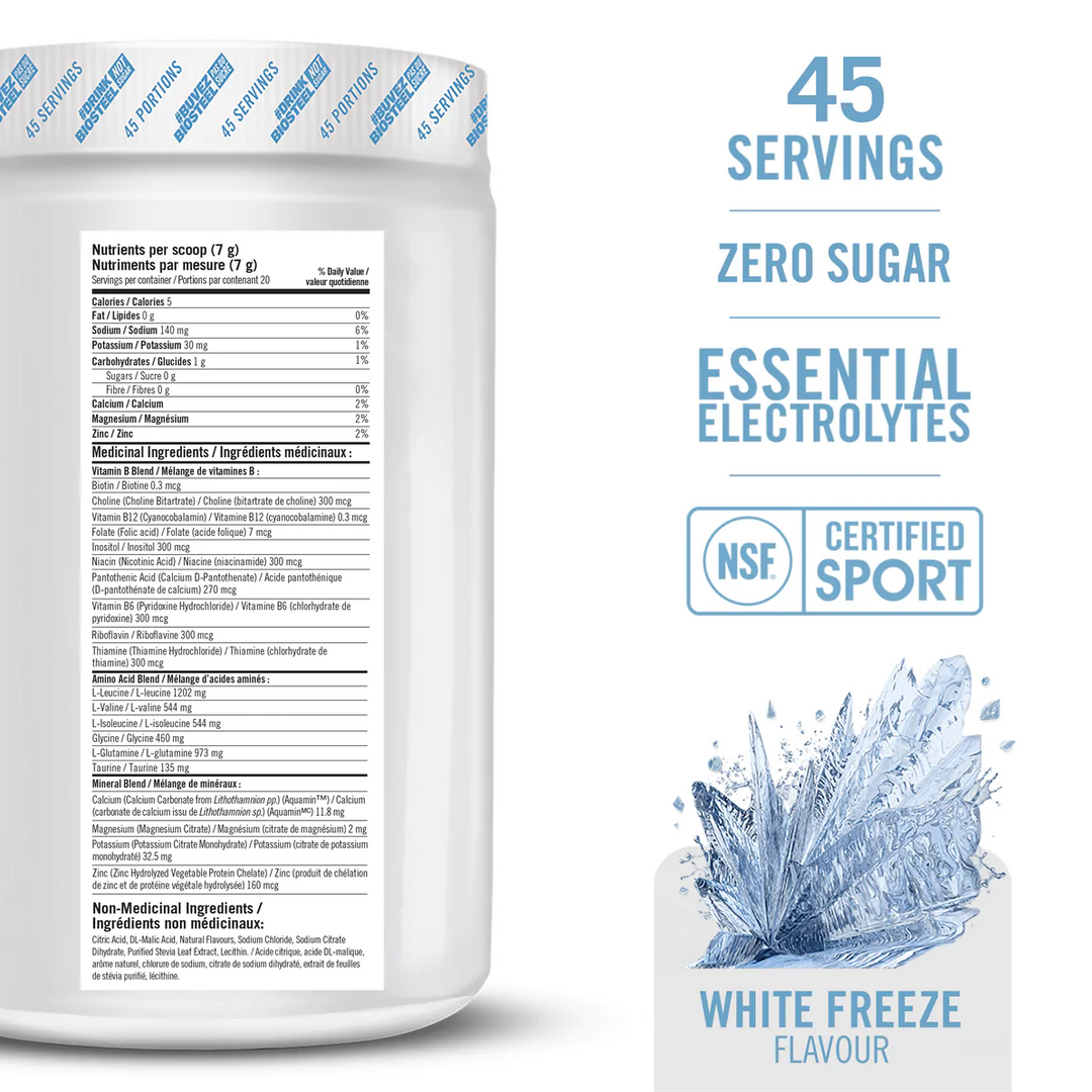 Hydration Mix, White Freeze flavour