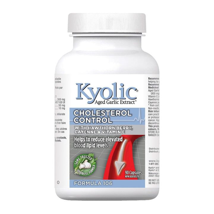Kyolic Formula 106 Cholesterol Control with Hawthorn berry