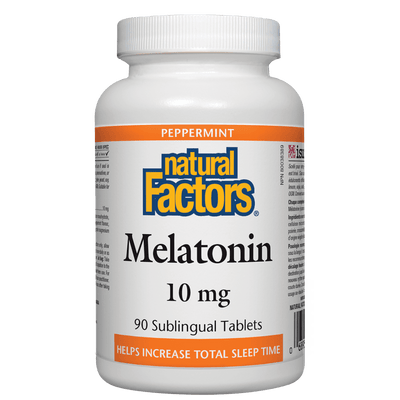 Melatonin 10 mg, Peppermint Twin Pack "Not available in French"