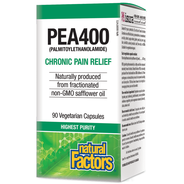 PEA400 Palmitoylethanolamide Vegetarian Capsules