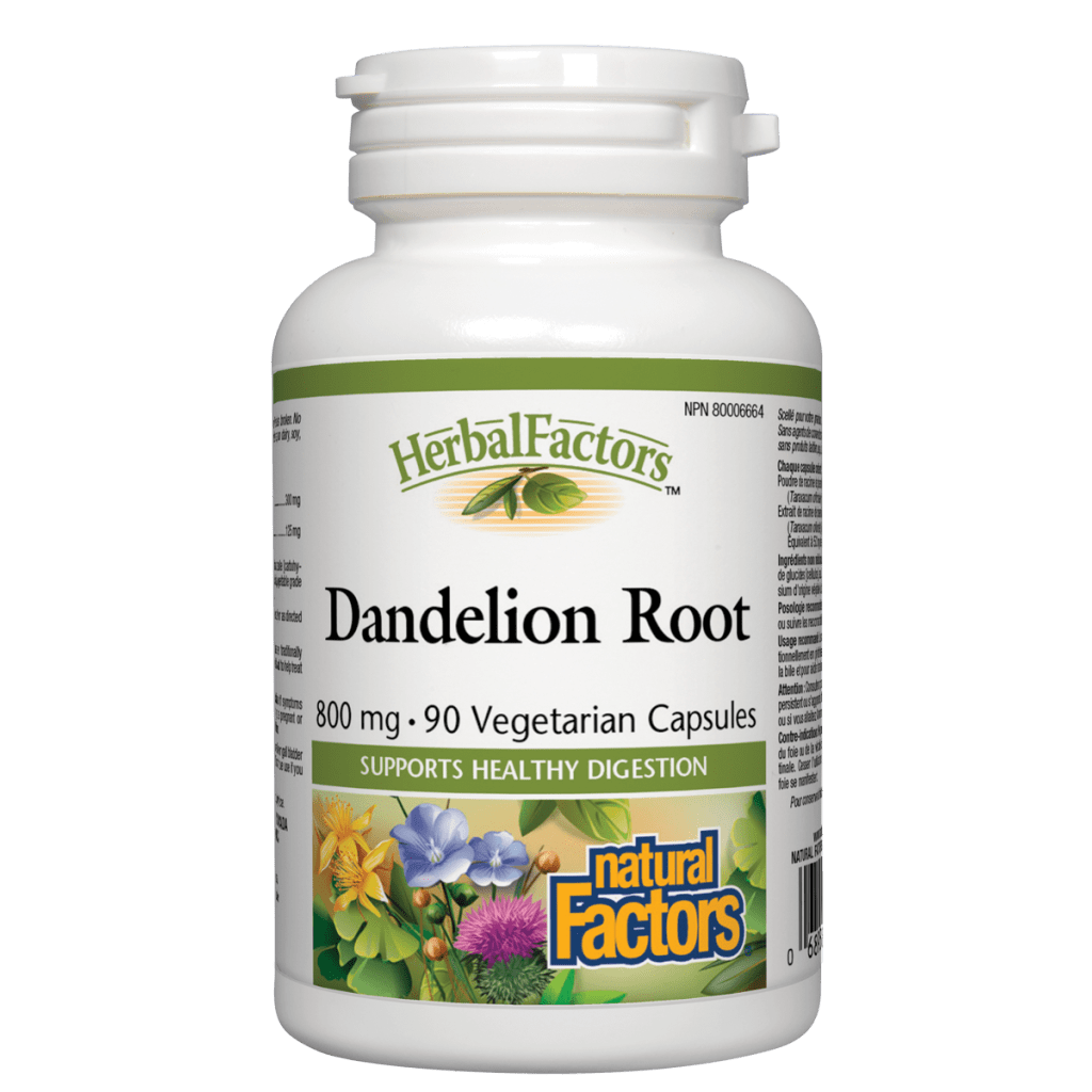 Dandelion Root, HerbalFactors Vegetarian Capsules
