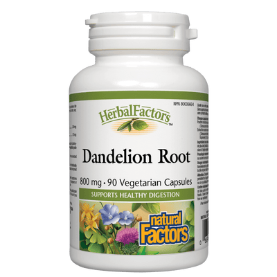 Dandelion Root, HerbalFactors Vegetarian Capsules