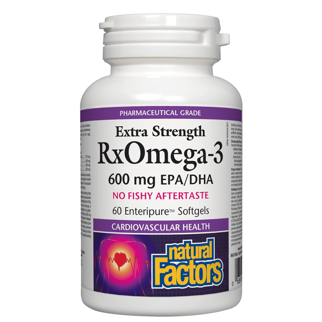 RxOmega-3  Extra Strength  600 mg Enteripure Softgels