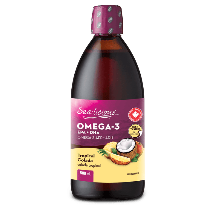 Omega-3 EPA + DHA, Tropical Colada, Sea-licious Liquid