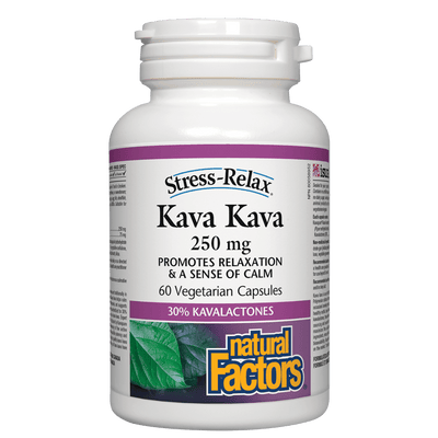 Kava Kava 250 mg, Stress-Relax Vegetarian Capsules