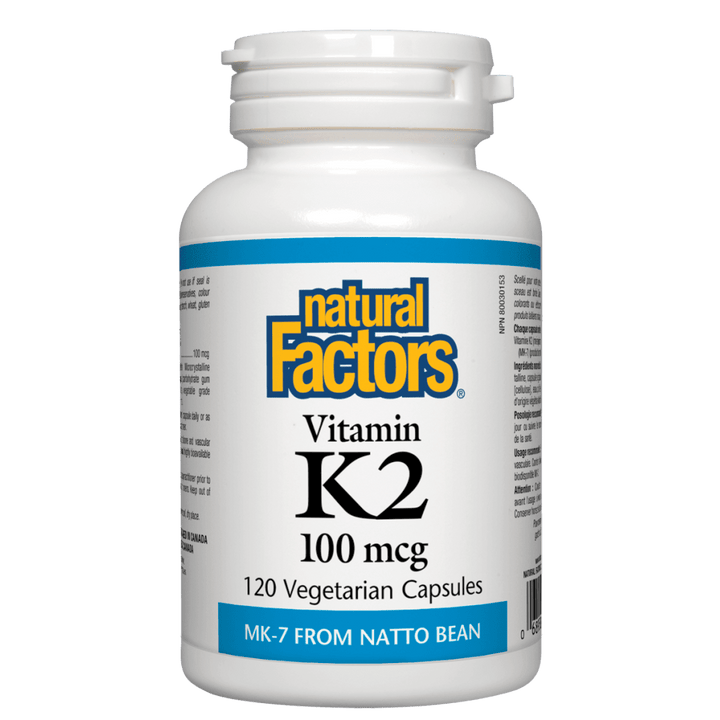 Vitamin K2 100 mcg Vegetarian Capsules