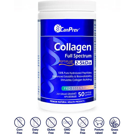 Canprev Full-Spectrum Collagen, Peptiplus, 2-5kDa, Pro Essentials Powder