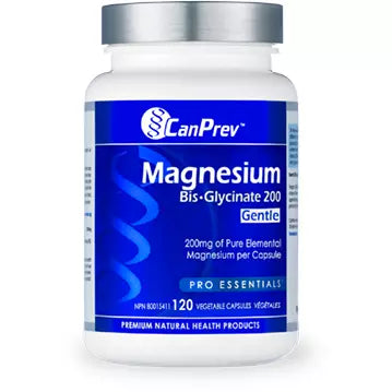 Canprev Magnesium Bisglycinate 200 Gentle Vegetarian Capsules