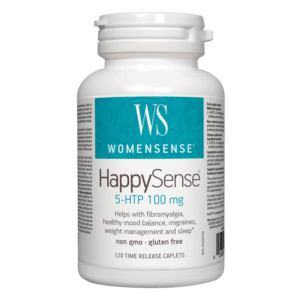 HappySense 5-HTP 100mg Time-Release Caplets