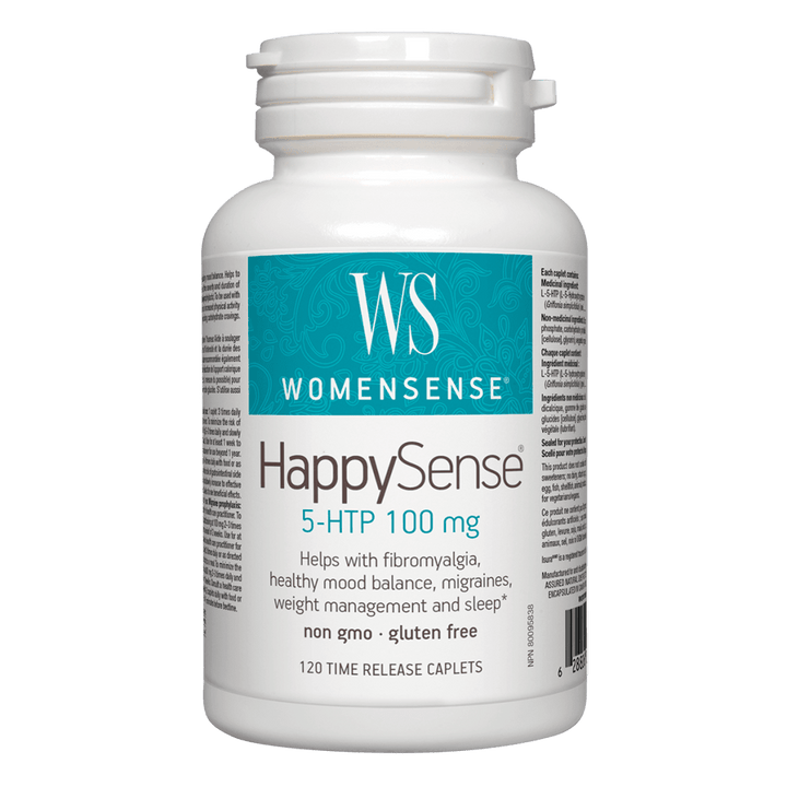 HappySense 5-HTP 100mg Time-Release Caplets