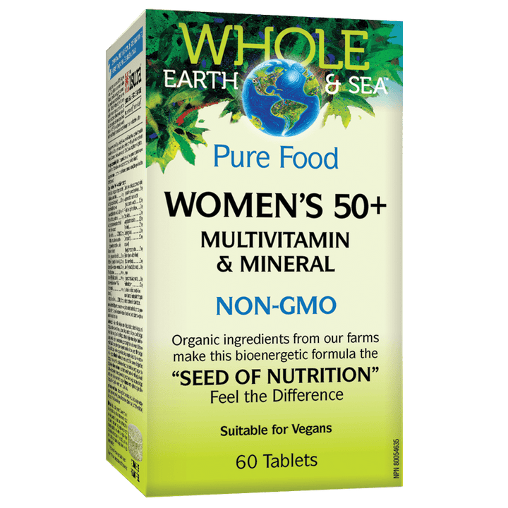Women's 50+ Multivitamin & Mineral, Whole Earth & Sea® Tablets