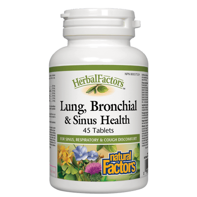 Lung, Bronchial & Sinus Health, HerbalFactors Tablets