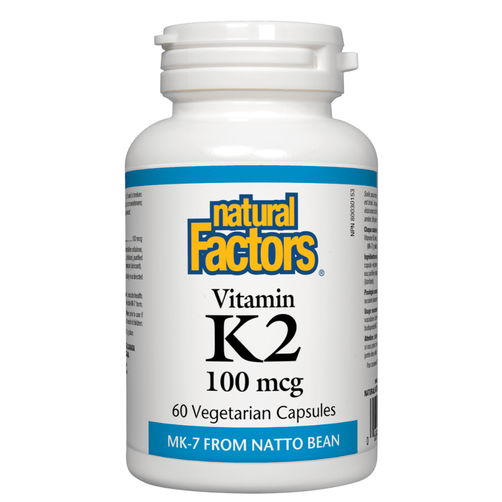 Vitamin K2 100 mcg Vegetarian Capsules