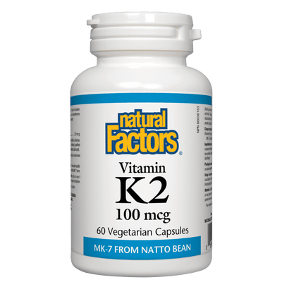 Vitamin K2 100 mcg Vegetarian Capsules
