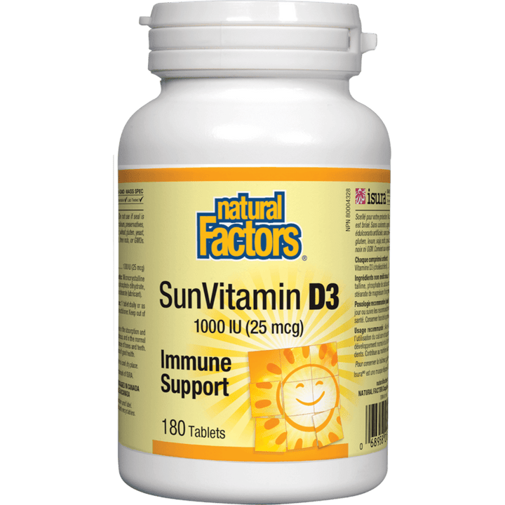 SunVitamin D3  1000IU Tablets
