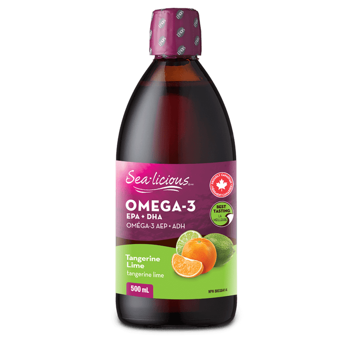 Omega-3 EPA + DHA, Tangerine Lime, Sea-licious Liquid
