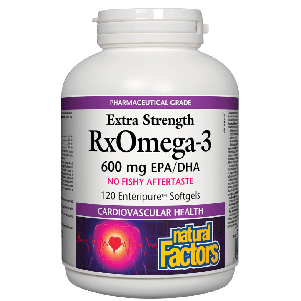 RxOmega-3  Extra Strength  600 mg Enteripure Softgels