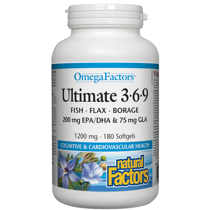 Ultimate 369 1200 mg, OmegaFactors Softgels