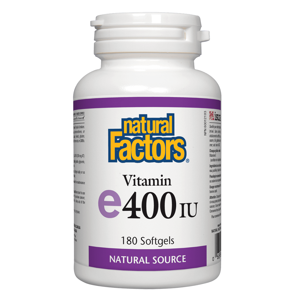 Vitamin E  Natural Source 400 IU, Softgels