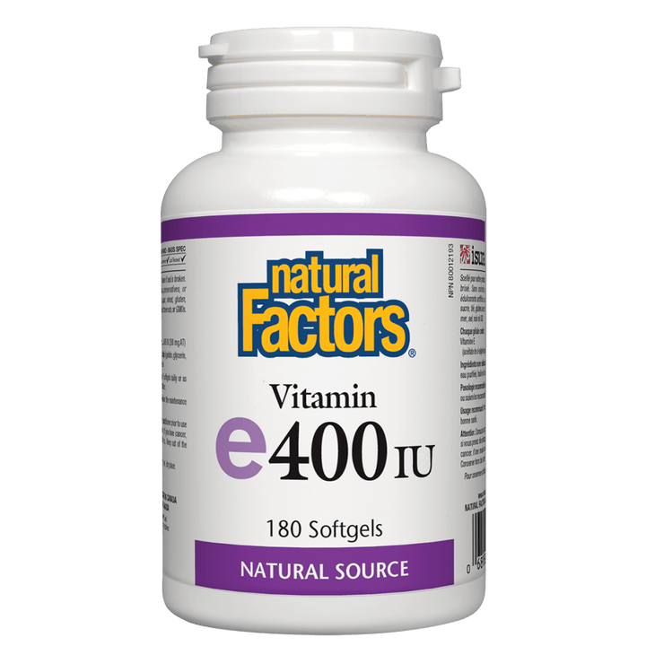 Vitamin E  Natural Source 400 IU, Softgels