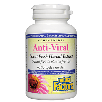 Anti-Viral Potent Fresh Herbal Extract, ECHINAMIDE Softgels