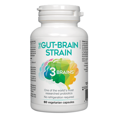 The Gut Brain Probiotic Vegetarian Capsules