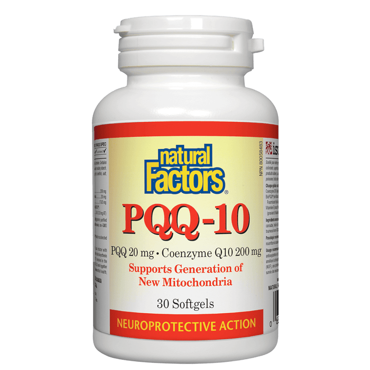 PQQ-10  PQQ 20 mg  Coenzyme Q10 200 mg Softgels