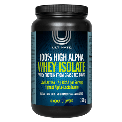 Ultimate 100% High Alpha Whey Isolate Chocolate Powder