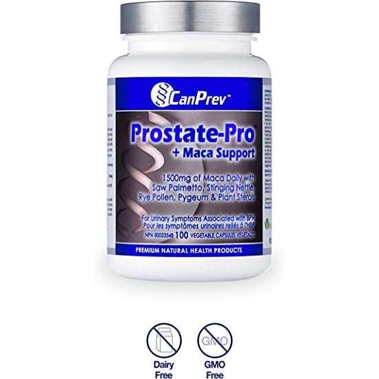 Canprev Prostate-Pro +Maca Support Vegetarian Capsules
