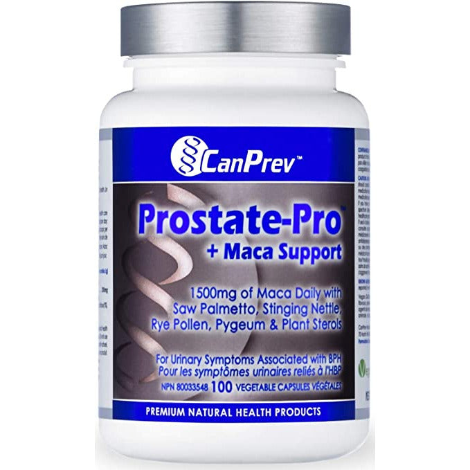 Canprev Prostate-Pro +Maca Support Vegetarian Capsules