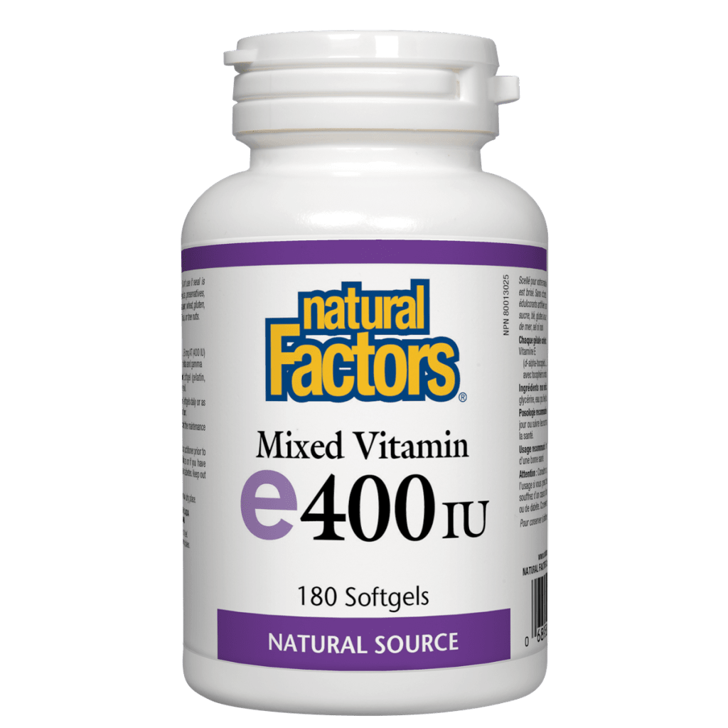 Mixed Vitamin E 400 IU, Natural Source Softgels
