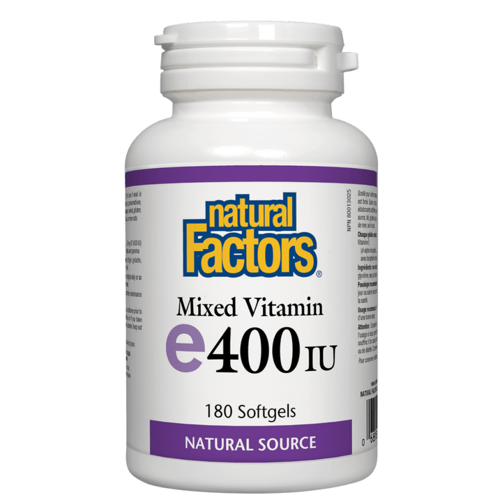 Mixed Vitamin E 400 IU, Natural Source Softgels