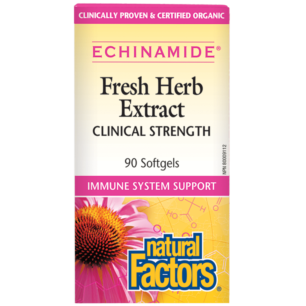 Fresh Herb Extract Clinical Strength, ECHINAMIDE Softgels