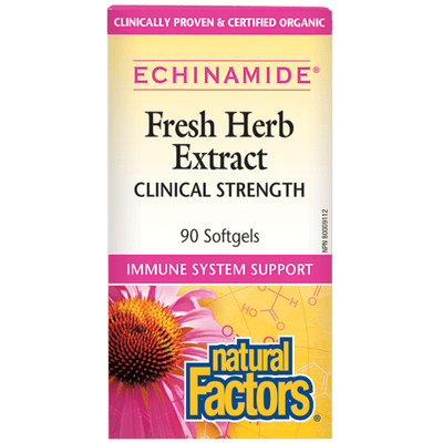 Fresh Herb Extract Clinical Strength, ECHINAMIDE Softgels